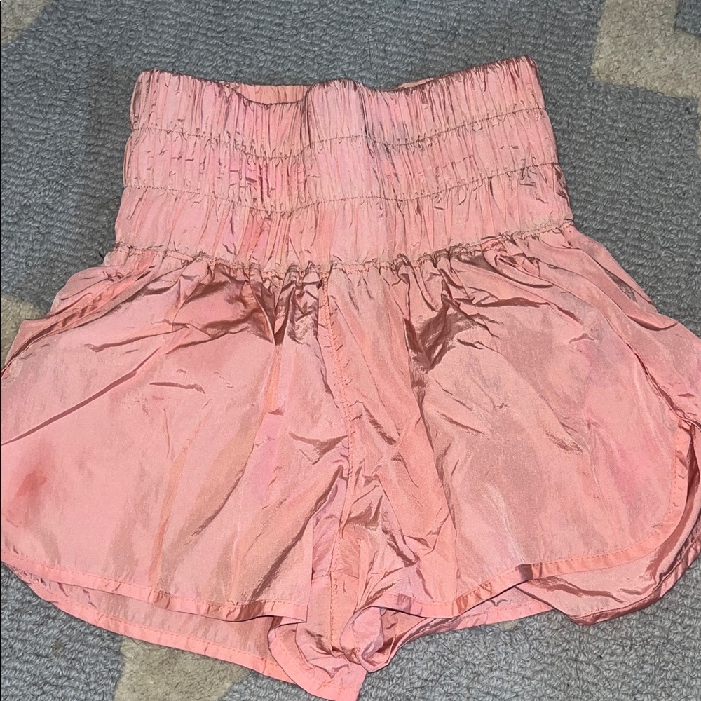 Coral Pink Women's Athletic Shorts